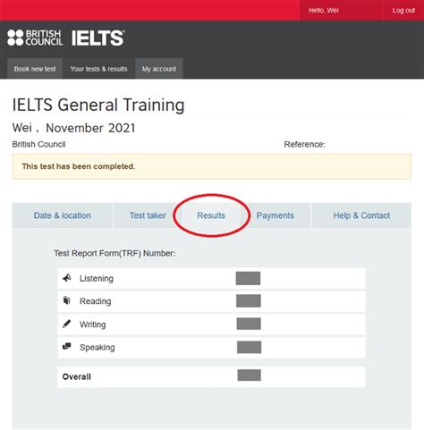 bc ielts result check|Test Taker Portal .